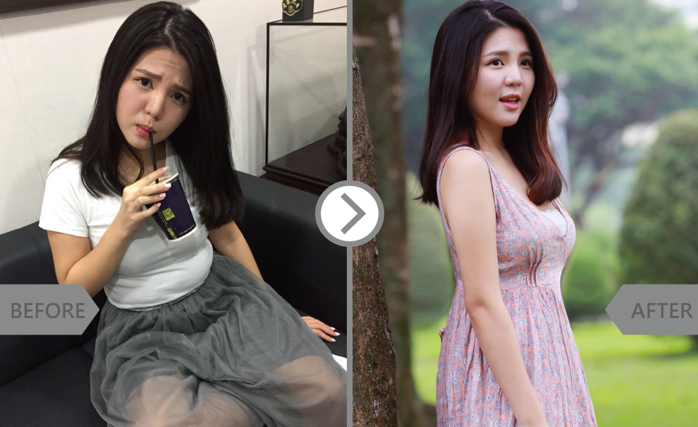 原本每到夏天都好沒自信,現在我終於可以自信地穿著美美的衣服拍照了!