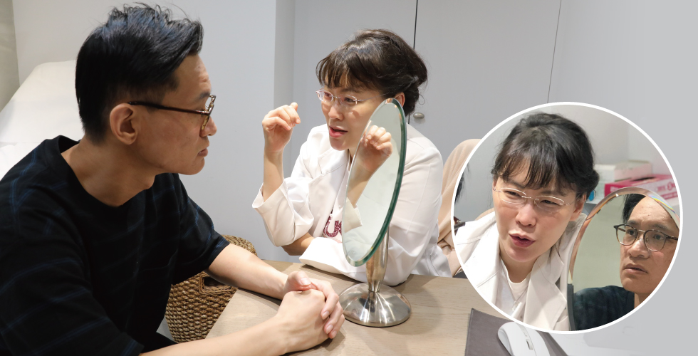 經過盧靜怡醫師細心諮詢,決定放心接受療程